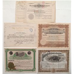 Colorado Teller County Stock Certificate Group