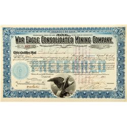 War Eagle Consolidated Mining Company Stock