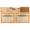 Image 1 : La Trinidad Mining Co. Stock Certificates with Report & Covers Group