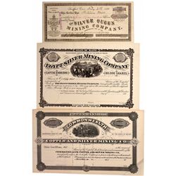 Maine Mining Stock Certificates