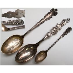 3 Silver Anaconda spoons