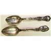 Image 1 : Two sterling silver spoons