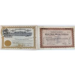 Silver Dyke Mining Co. Stock Certificates