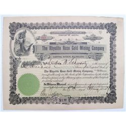 Rhyolite Rose Gold Mining Company stock