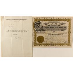 Marietta Mining District Stock and Letter