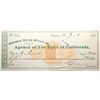 Image 1 : Imperial Silver Mining Co. Check w/ rare revenue imprint