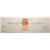 Image 1 : Rare Unused Bank of California Check w/ Revenue Imprint
