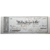 Image 1 : Very Early Rare Virginia City Check, 1861