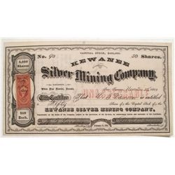 Kewanee Silver Mining Company stock