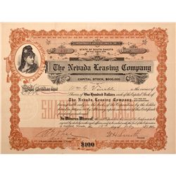 Nevada Leasing Company Stock