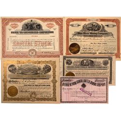 Oregon Mining Stock Certificates