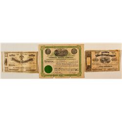 Mexico Mining Stock Certificates