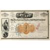 Image 1 : New York and Harlem Rail Road Co. Stock Certificate w/ Vanderbilt Signature and Revenue Imprint