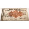 Image 1 : Panama Rail Road Co. Stock Certificate w/ revenue imprint.