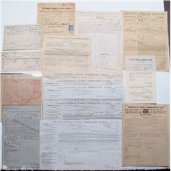 Various railroad documents