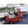 Image 1 : Datsun 3K Lb. ? Cap. Gas Forklift w/Short Double Mast (Nds. Service) - Paperwork in Office