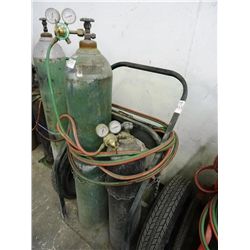 Oxy Acetylene Dolly - No Shipping Unknown if Tanks are Rentals