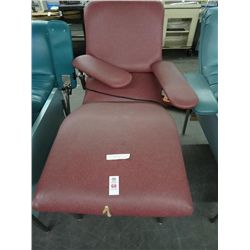 Burgandy Medical Chair