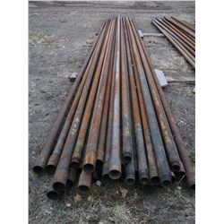 30 lengths of 3" pipe