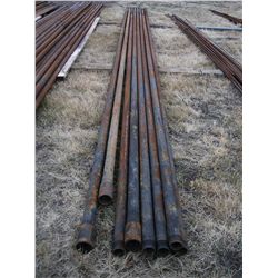 8 lengths of 3" pipe