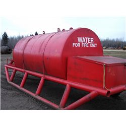 1500 Gallon Water Tank on Sleigh