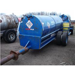 1000 Gallon Fuel Tank with Trailer