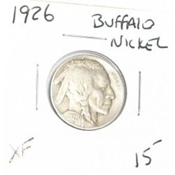 1926 BUFFALO NICKEL RED BOOK VALUE $15.00+ *NICE EARLY EXTRA FINE GRADE*!! BUFFALO NICKEL CAME OUT O