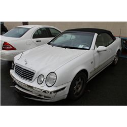 1999  MERCEDES CLK320 CONVERTIBLE VIN WDBLK65G6XT006358