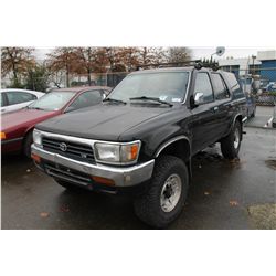 1993 TOYOTA 4 RUNNER SR5 VIN JT4VN36H0P0016618