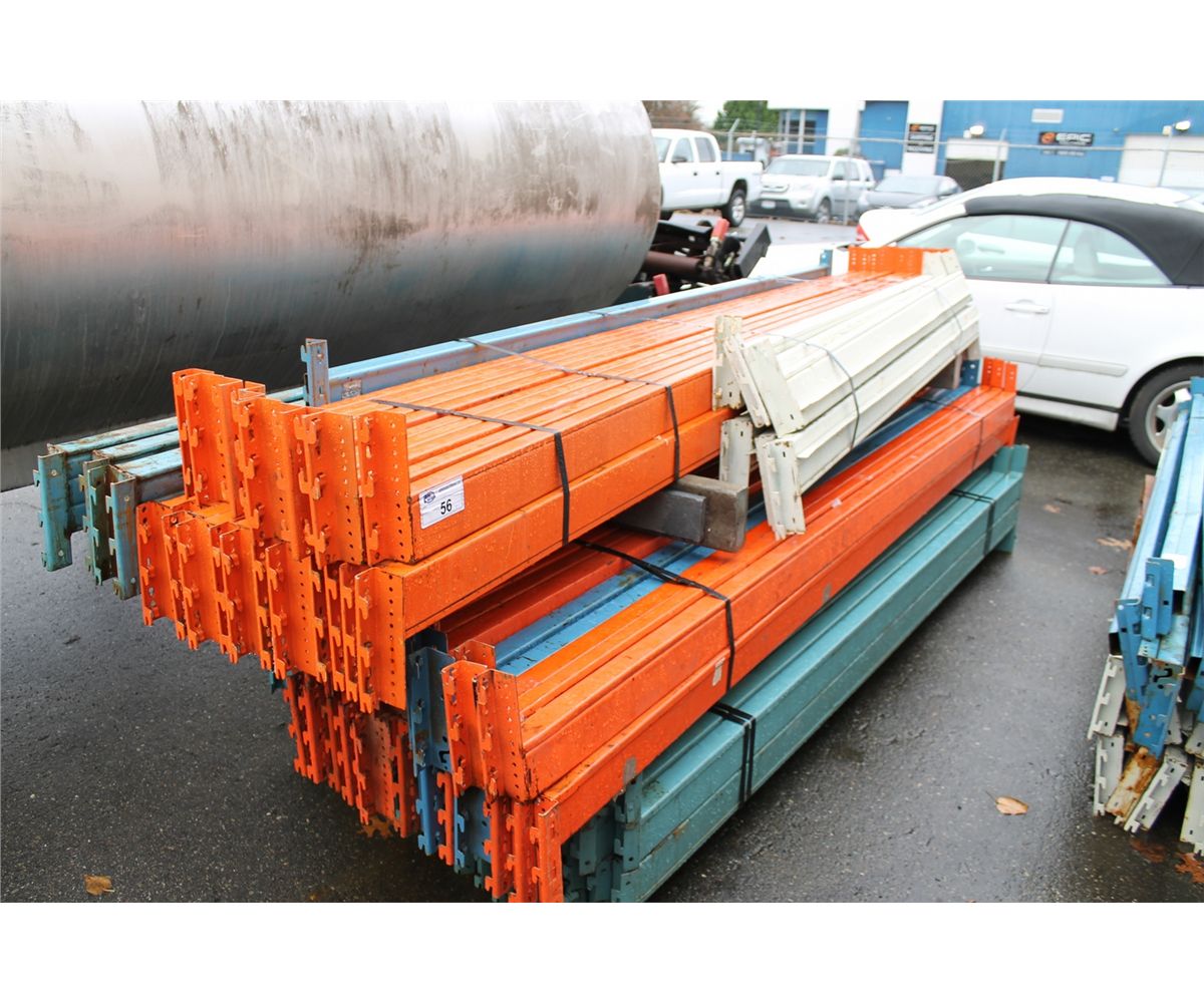ASSORTED PALLET RACKING CROSS BEAMS