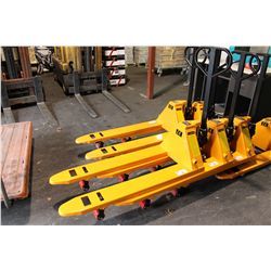 NEW YELLOW 5500LB CAPACITY NARROW PALLET JACK