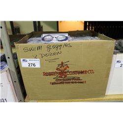 BOX OF SWIM GOGGLES