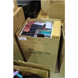 BOX OF EYEGLASS CASES