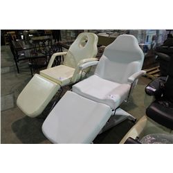 WHITE ADJUSTABLE AESTHETICIAN BED