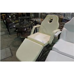 BEIGE ADJUSTABLE AESTHETICIAN BED