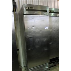 TRUE SINGLE DOOR STAINLESS MOBILE REFRIGERATOR