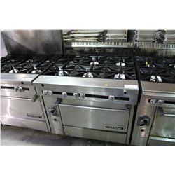 US RANGE GAS 6 BURNER STOVE WITH OVEN