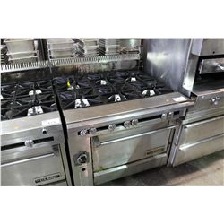 US RANGE GAS 6 BURNER STOVE WITH OVEN