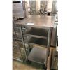 Image 1 : MOBILE STAINLESS STEEL CART