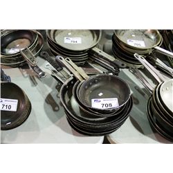 LOT OF FRYING PANS