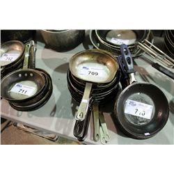 LOT OF FRYING PANS