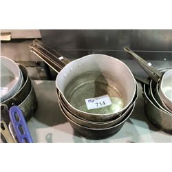 LOT OF COOKING POTS