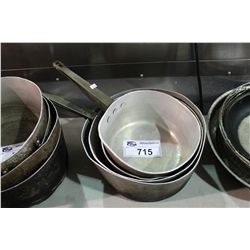 LOT OF COOKING POTS