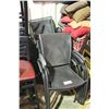 Image 1 : 2 STACKS OF PATIO CHAIRS