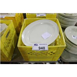 LOT OF OVAL DINNER PLATES