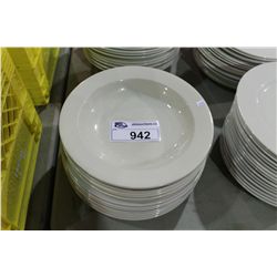 LOT OF LARGE ROUND PLATES