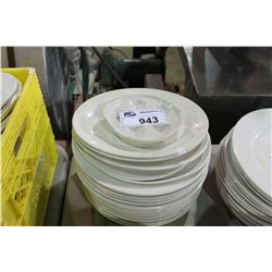 LOT OF LARGE ROUND PLATES