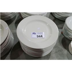 LOT OF LARGE ROUND PLATES