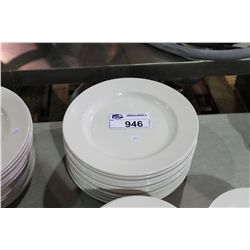 LOT OF LARGE ROUND PLATES