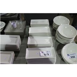 LOT OF  RECTANGULAR  PLATES